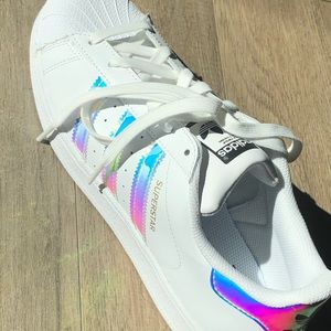 Adidas holographic shoes